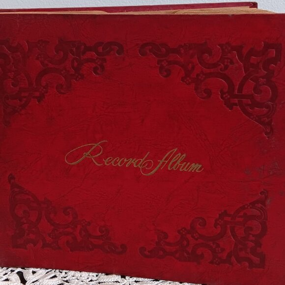 Vintage 1950's 78RPM Binder - Holds 12 Shellac 78RPM - Picture 1 of 2